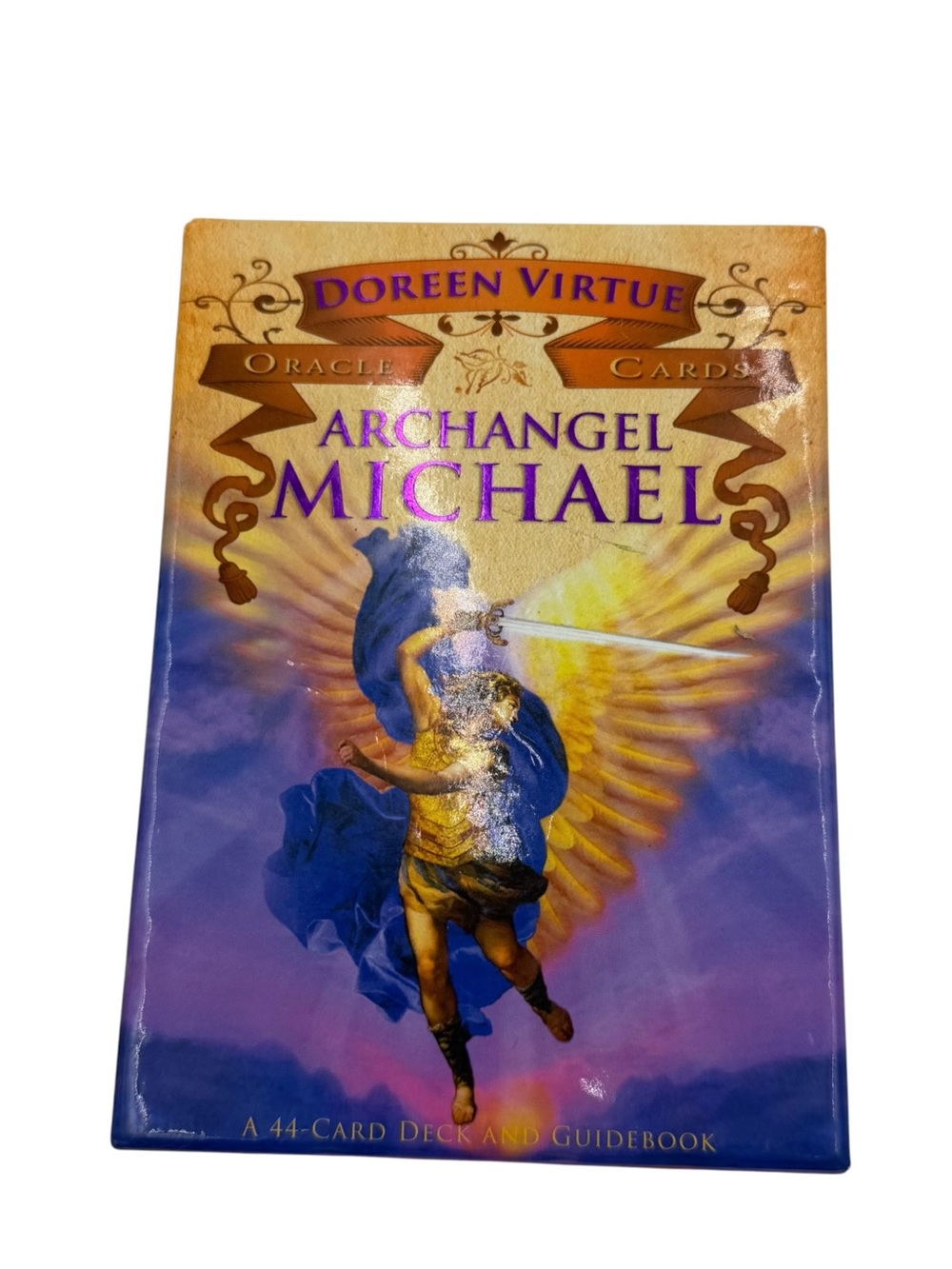 BoxedArchangel Michael Oracle Cards by Doreen Virtue with Guidebook & 44 Cards.
